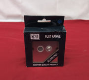 CED flat range slimline  Chrome  Satellite / TV Socket