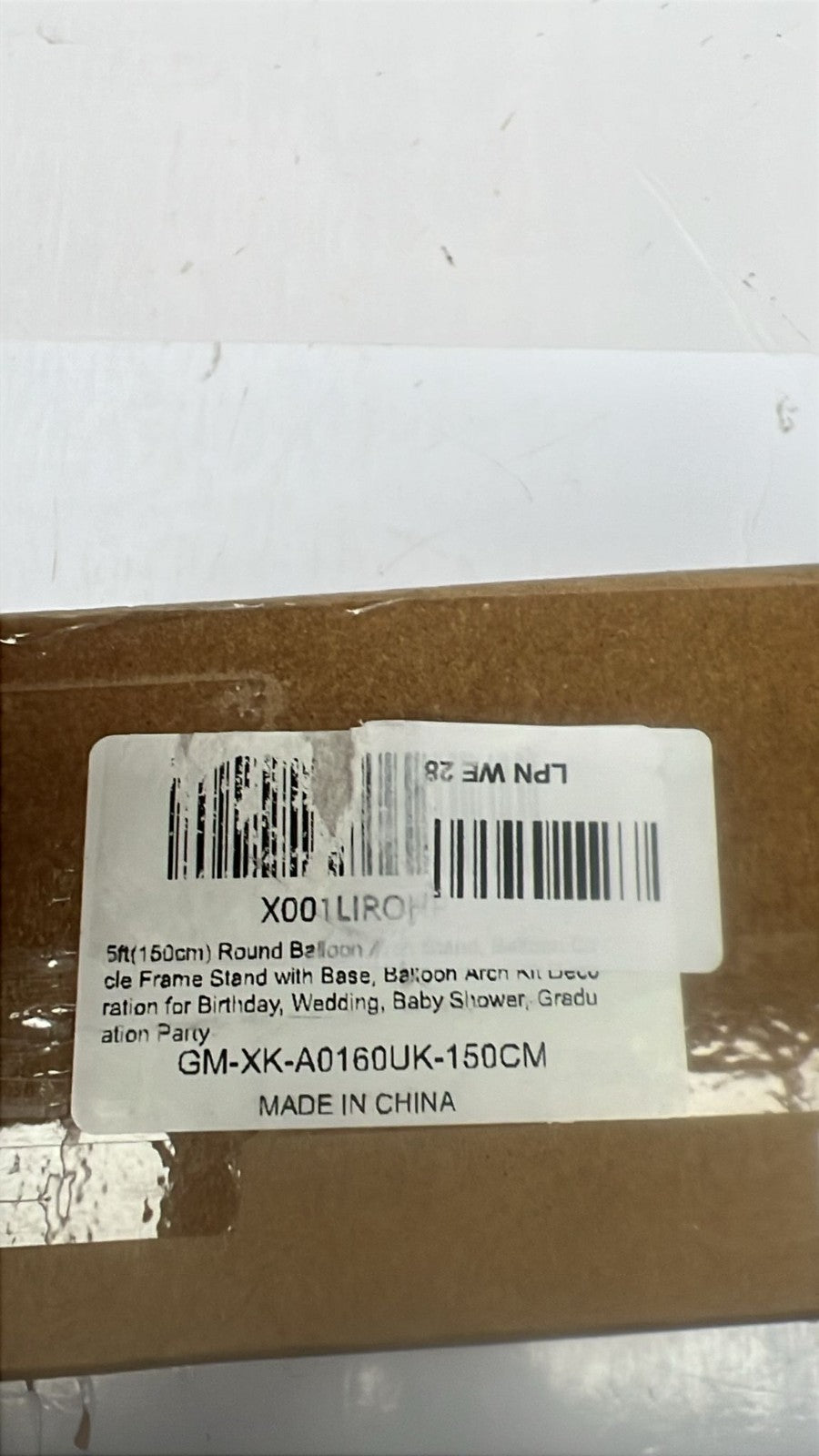 5ft(150cm) Round Balloon Arch Stand, Balloon Circle Frame Stand with Base