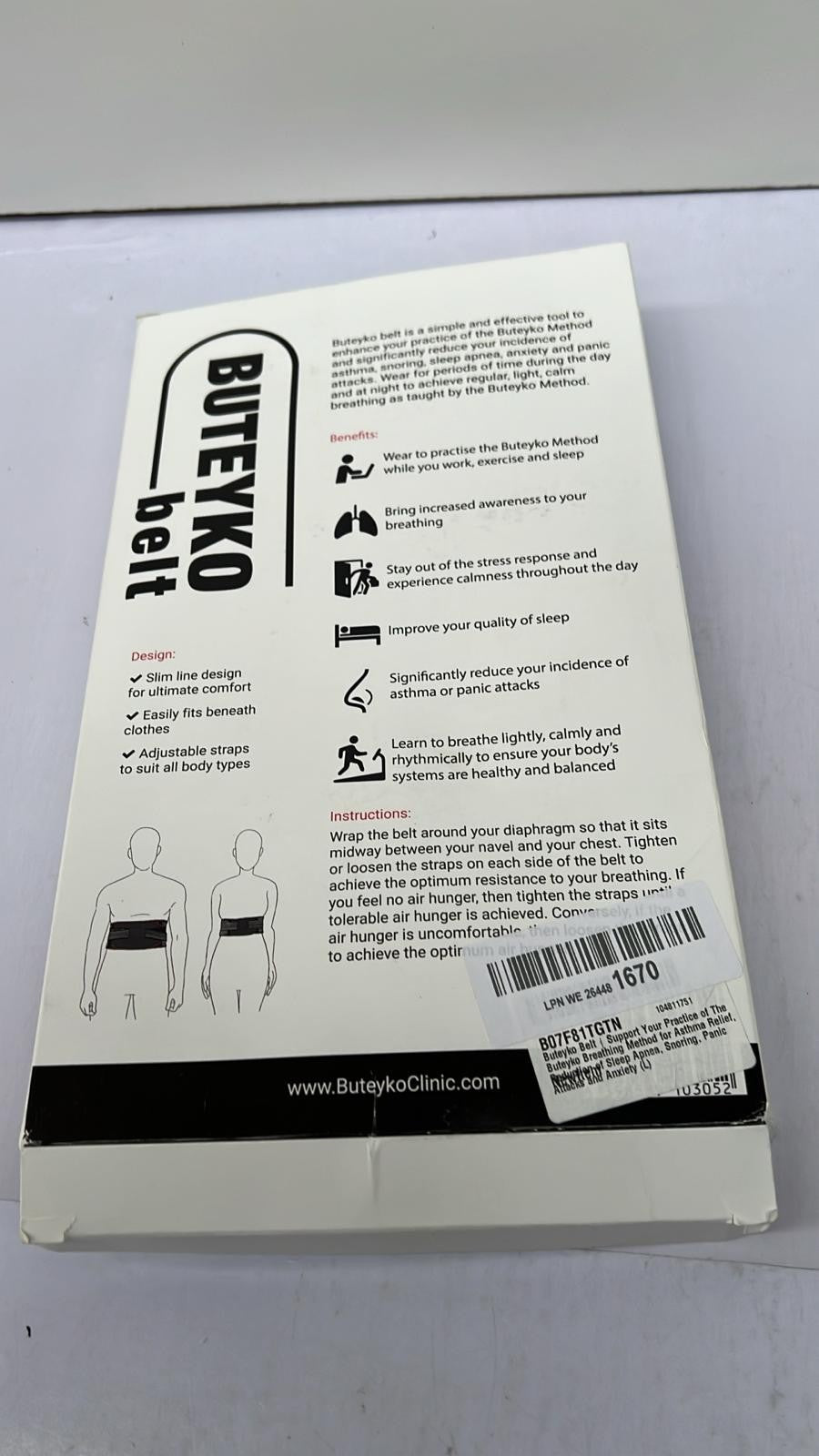 Buteyko Belt | Support Your Practice of The Buteyko Breathing Method