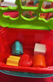 Clementoni- Shape Sorting Bucket: With & Numbers, Stimulates ( 5 shaped only)