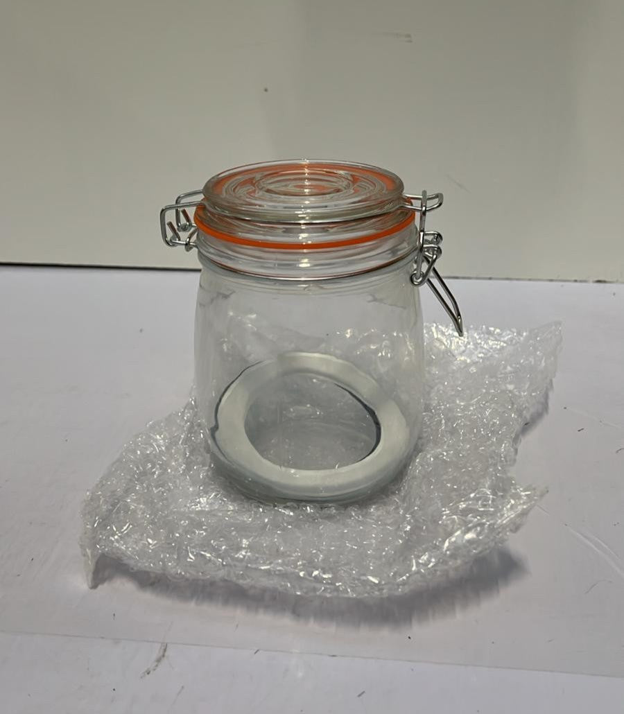 Tableware Glass Jar with Airtight Metal Clip Lid - 26.4oz - 1 Pack