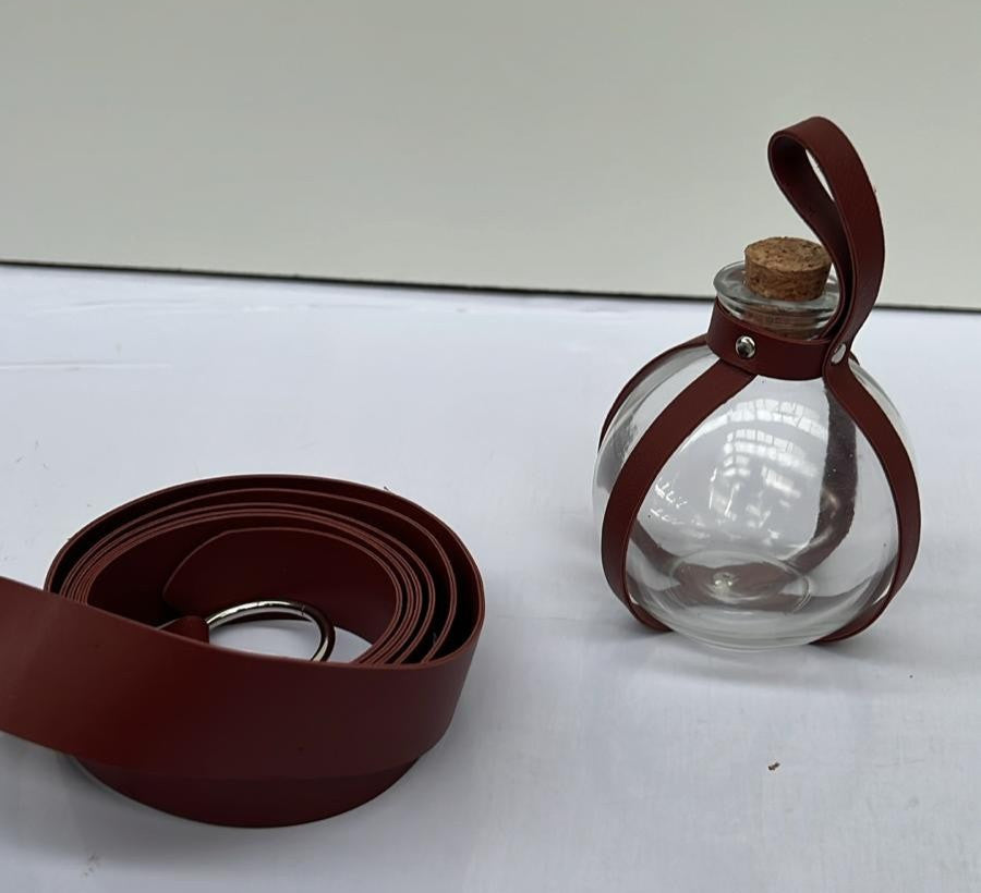 Cosmic Chameleon Glass Potion Bottles with Cork, Bottles prop, Dark Magic Potion