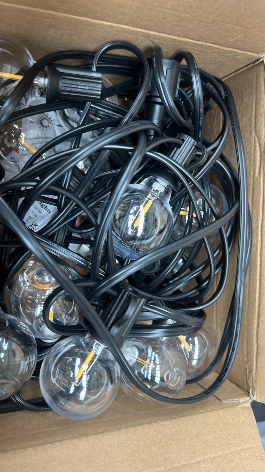 Ollny Festoon Lights Outdoor Garden 10m, String Lights, 15+1 (BOXDAMAGED)