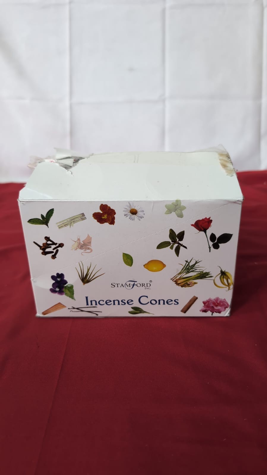 Stamford Red Rose Incense Cones (pack Damaged, 10 Pack)
