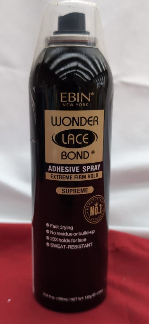 EBIN NEW YORK Wonder Lace Bond Adhesive Spray Supreme - Extreme Firm Hold 180ml