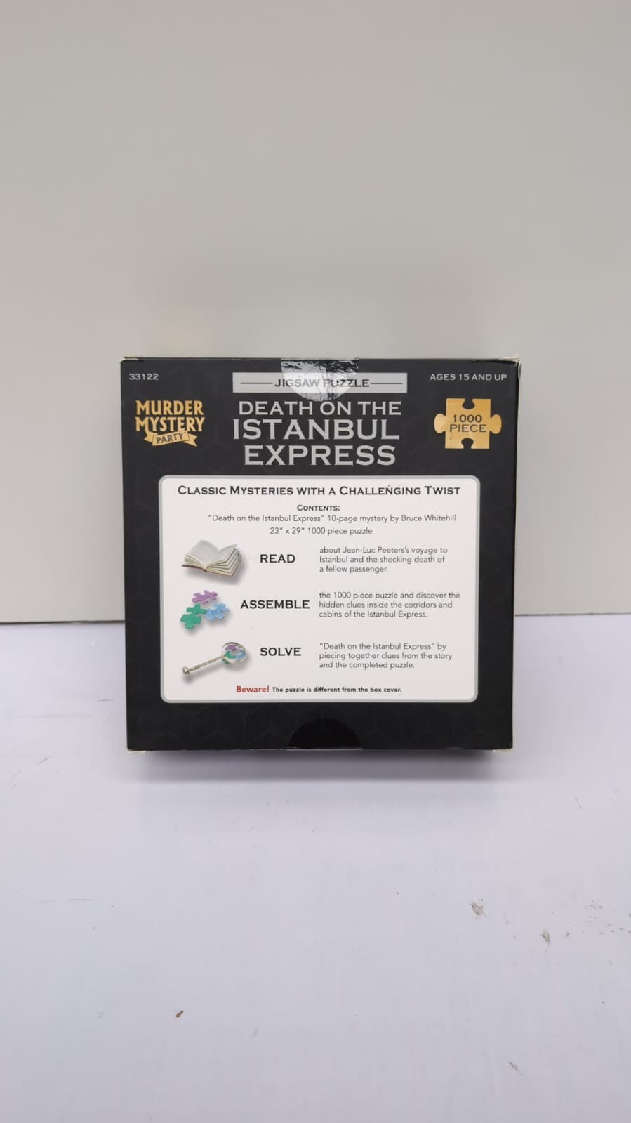 University Games Death on The Istanbul Express 1000 Piece (BOX DAMAGED)