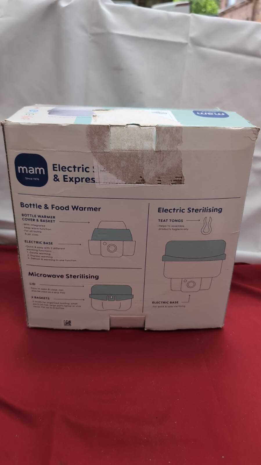 MAM Electric Steriliser & Express Bottle Warmer | 6 Functions
