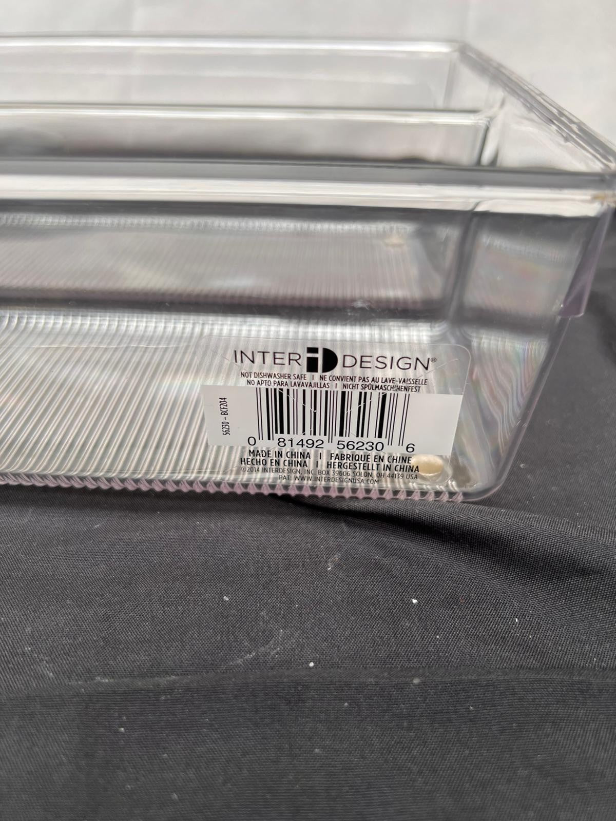 iDesign Recycled Plastic Divided Drawer Organizer Tray (some scuffs on plastic)