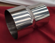 2.5" ID to 3" ID Stainless Steel Car Exhaust Pipe Adapter Reducer Replacement