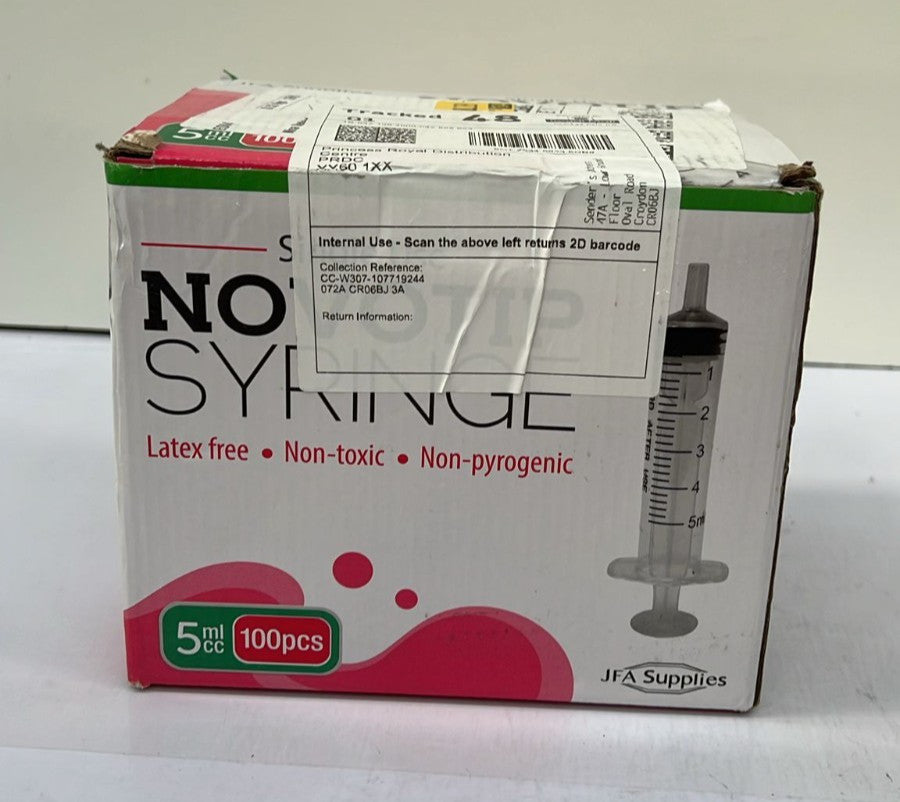 NOVOTIP 5ml Syringe - Box of 100