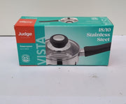 Judge Vista Stainless Steel Small Saucepan 12cm, 500ml, (BOX DAMAGED)