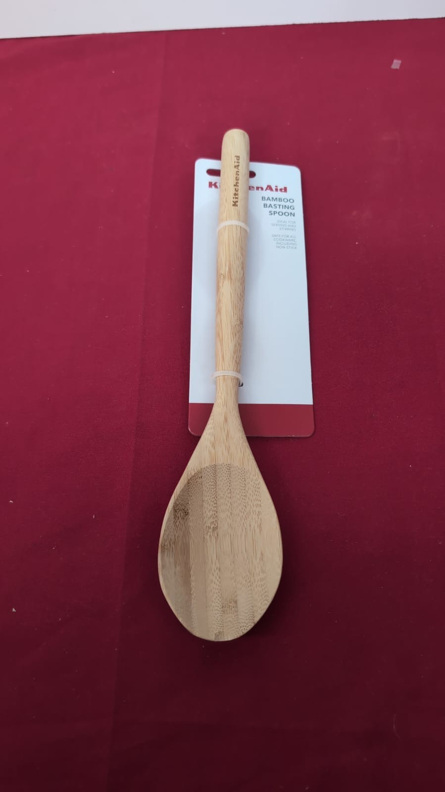 KitchenAid , Bamboo Basting Spoon, Wood(Small chip)