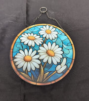 Flower Suncatcher Stained Glass Window Hangings Acrylic Window Suncatcher Panel