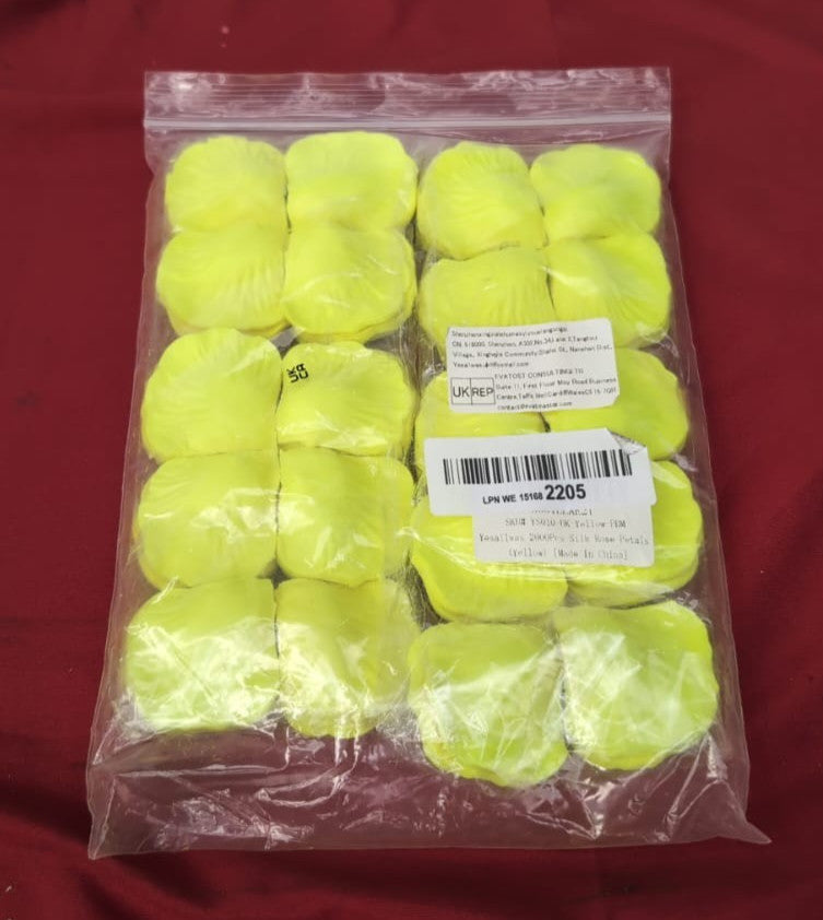 Artificial Rose Petals, 2000Pcs Fake Flowers Silk Petal Decoration Supplies