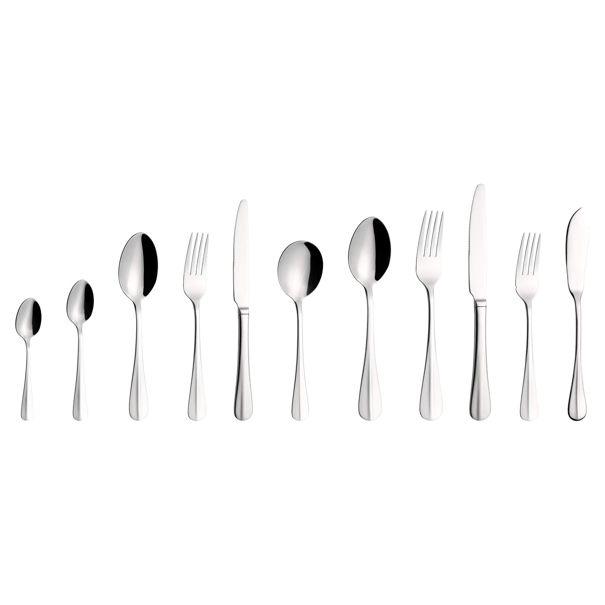 Grunwerg Parish Collection Cutlery, 18/0 Stainless Steel, Set of 12
