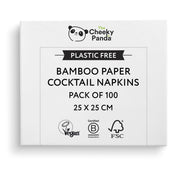 The Cheeky Panda – Bamboo Cocktail Napkins