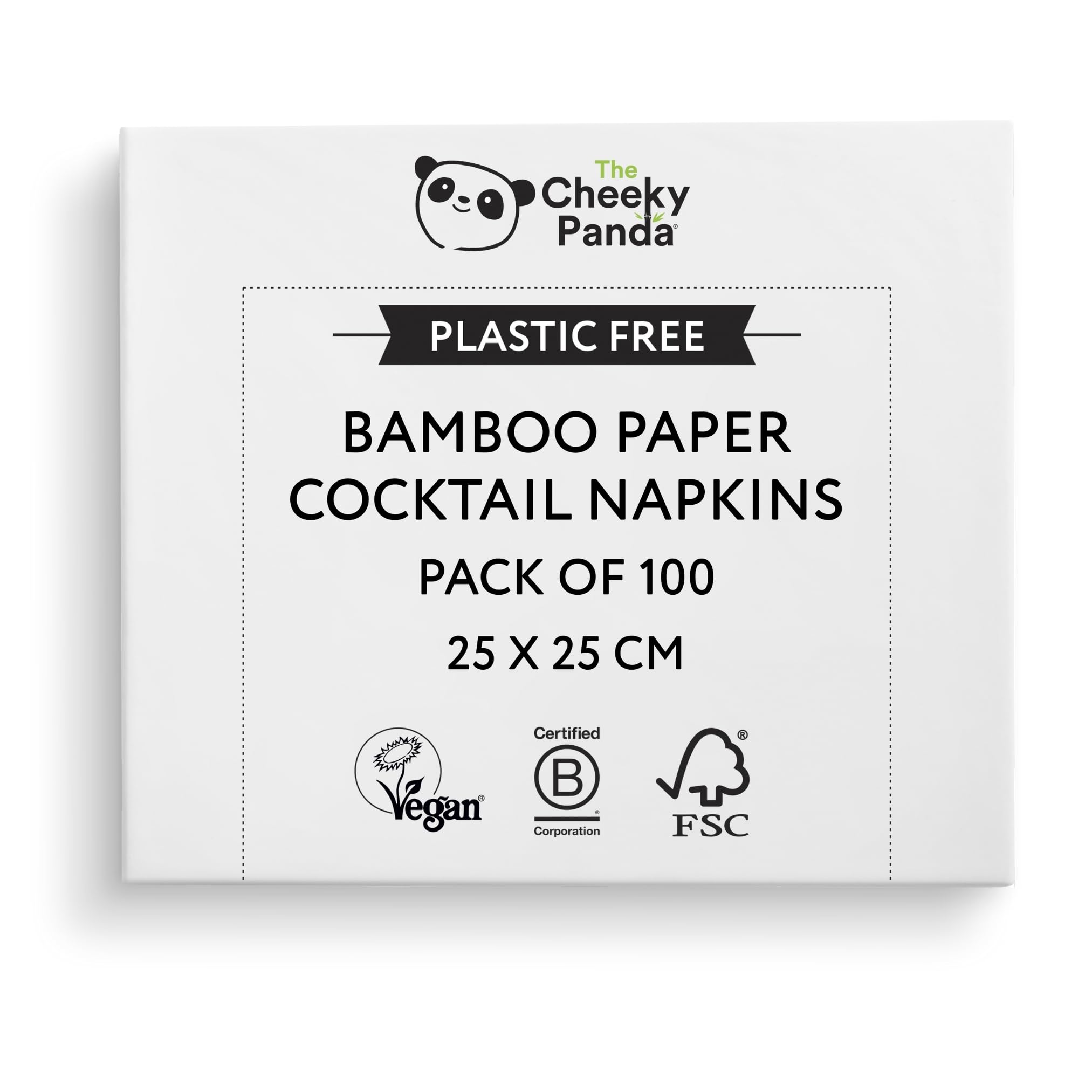 The Cheeky Panda – Bamboo Cocktail Napkins