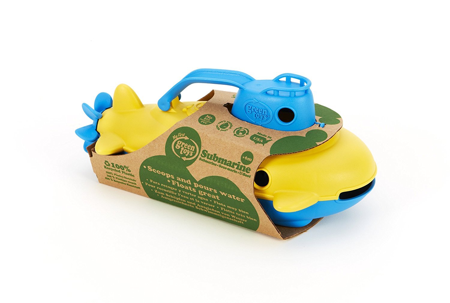 Green Toys Submarine Bath Toy ideal for Babies and Toddlers