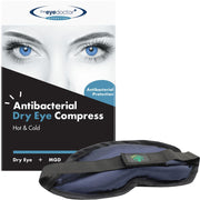 The Eye Doctor Essential Heated Eye Mask - Warm Eye Compress for Dry Eyes, Blepharitis and MGD Treatment - Safe to Heat Mask in a Microwave and Features Sterileyes Antibacterial Patented Solution