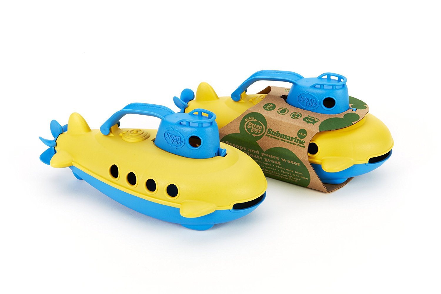 Green Toys Submarine Bath Toy ideal for Babies and Toddlers