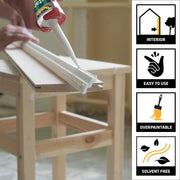 Everbuild Instant Nails | High Strength Solvent Free Gap Filling Multi Use Adhesive, White - 290 ml
