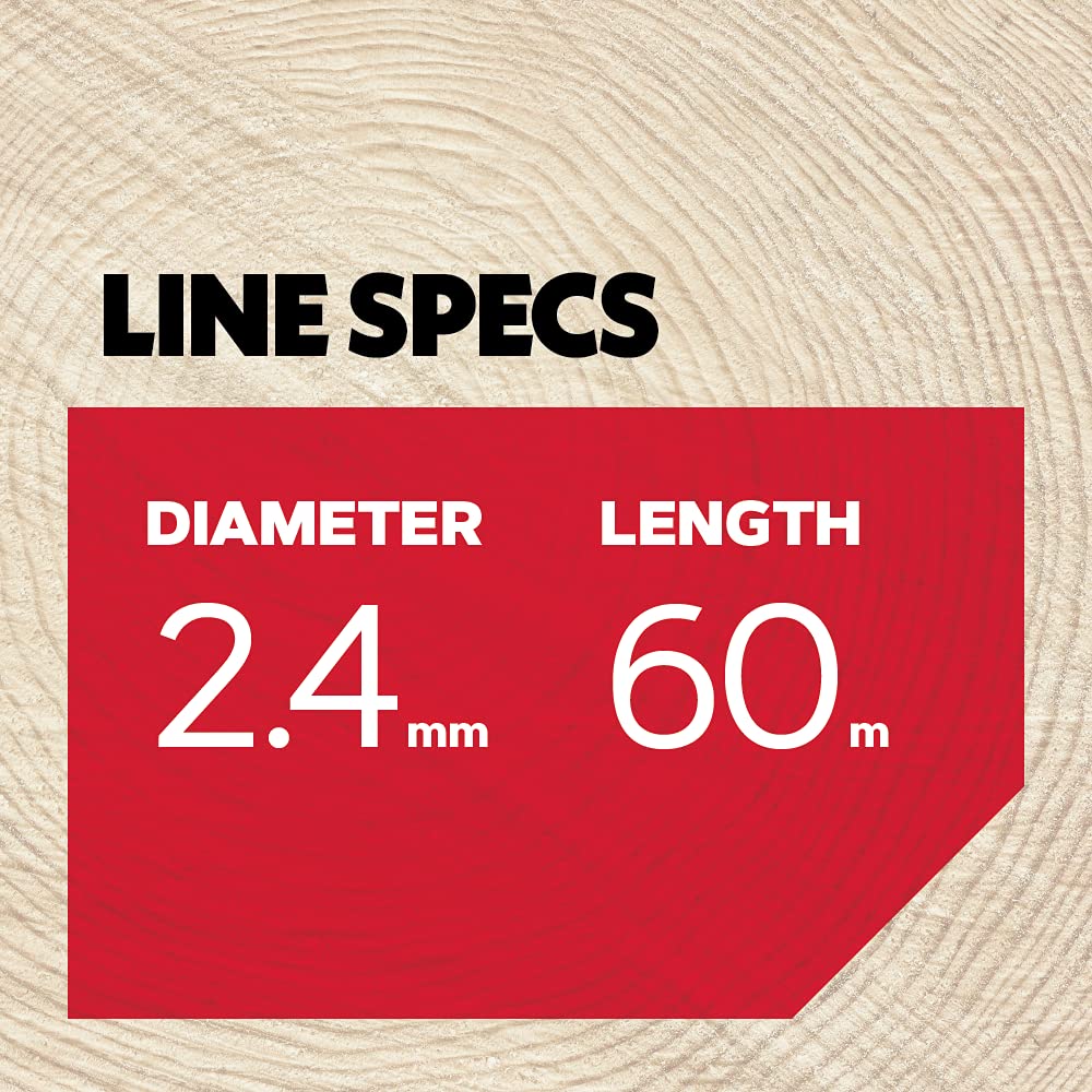Oregon Square Nylium Heavy Duty Trimmer Line for Dry Vegetation On Rocky Ground