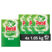 Persil Non Bio Washing Powder XXL Family Pack 100% recyclable pack for stain removal that's gentle next to sensitive skin 3.85 kg (77 washes)