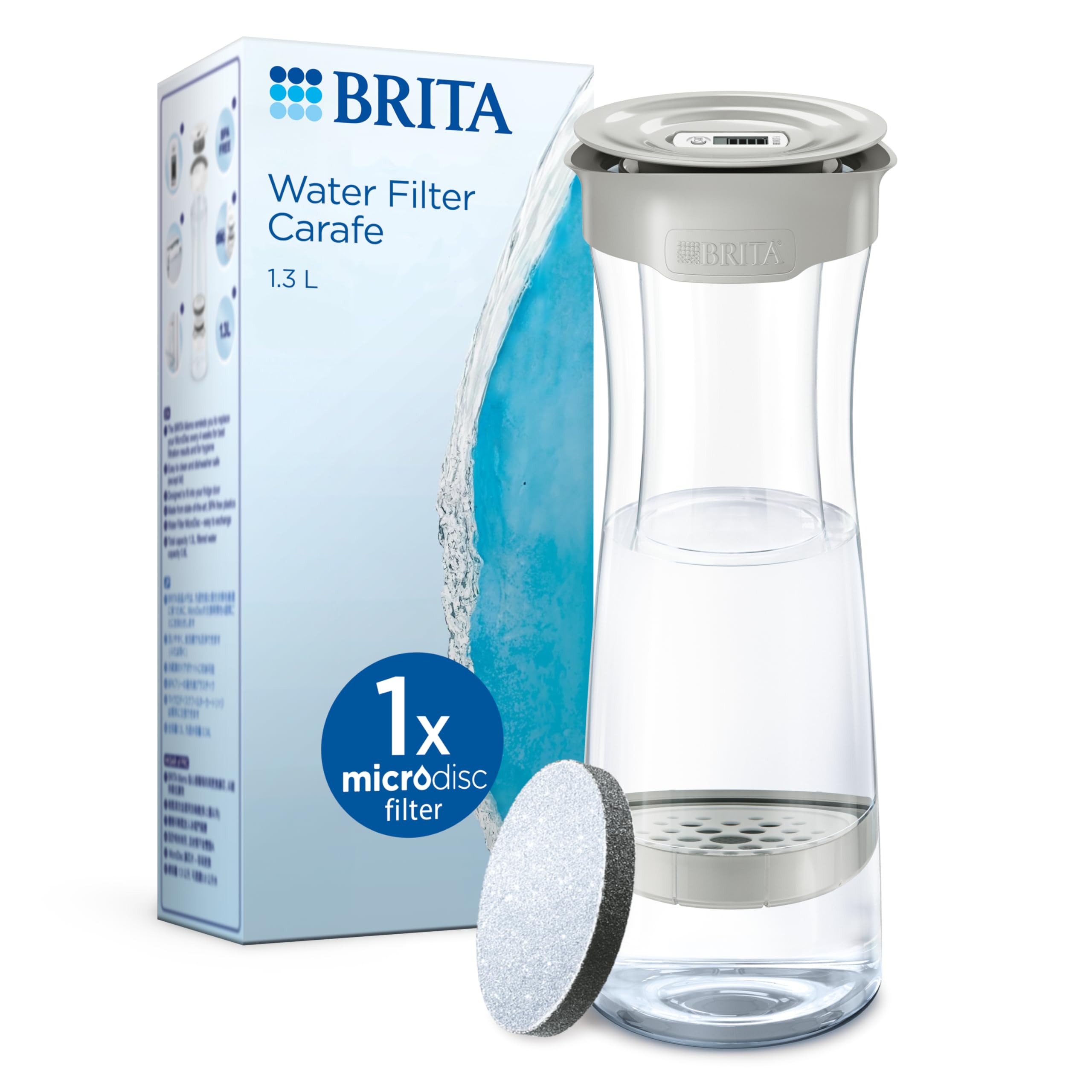 Brita 1013466 Fill and Serve Water Filter Carafe 10.8 x 10.8 x 32 cm