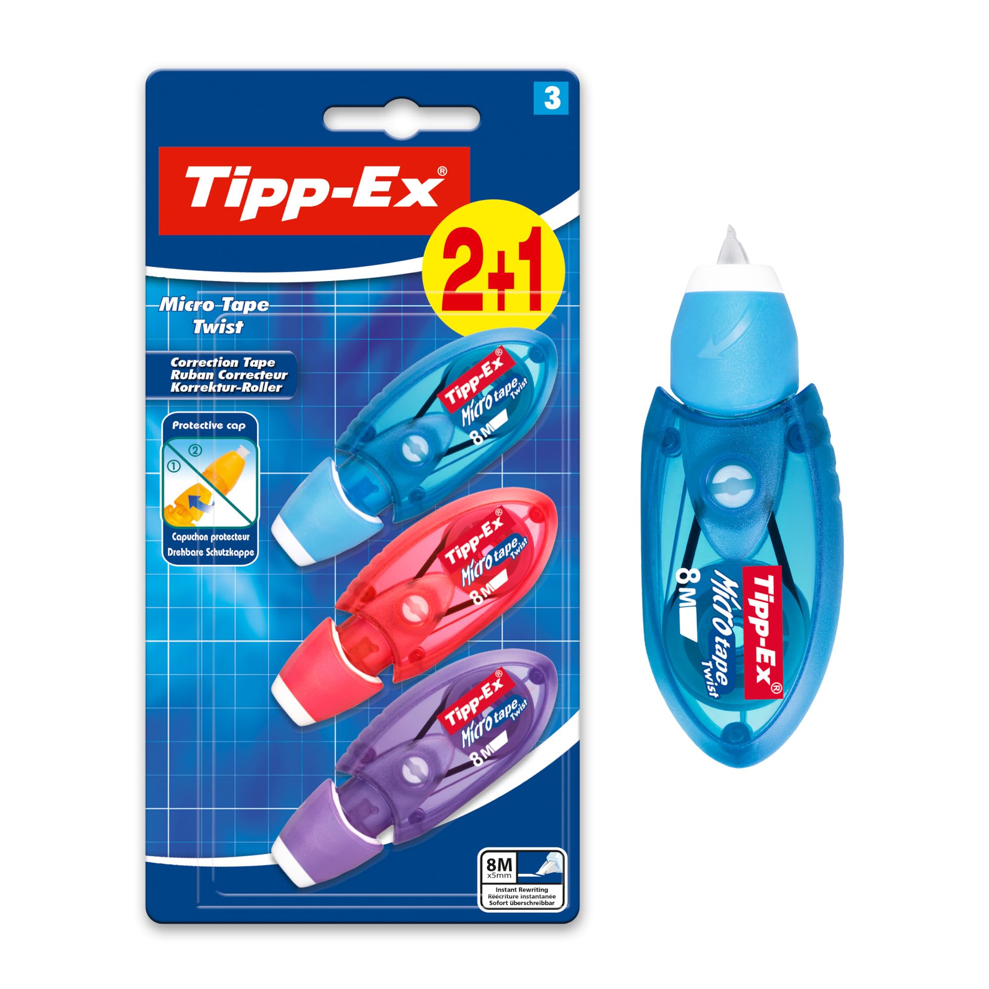 Tipp-Ex Micro Tape Twist - Assorted Colours