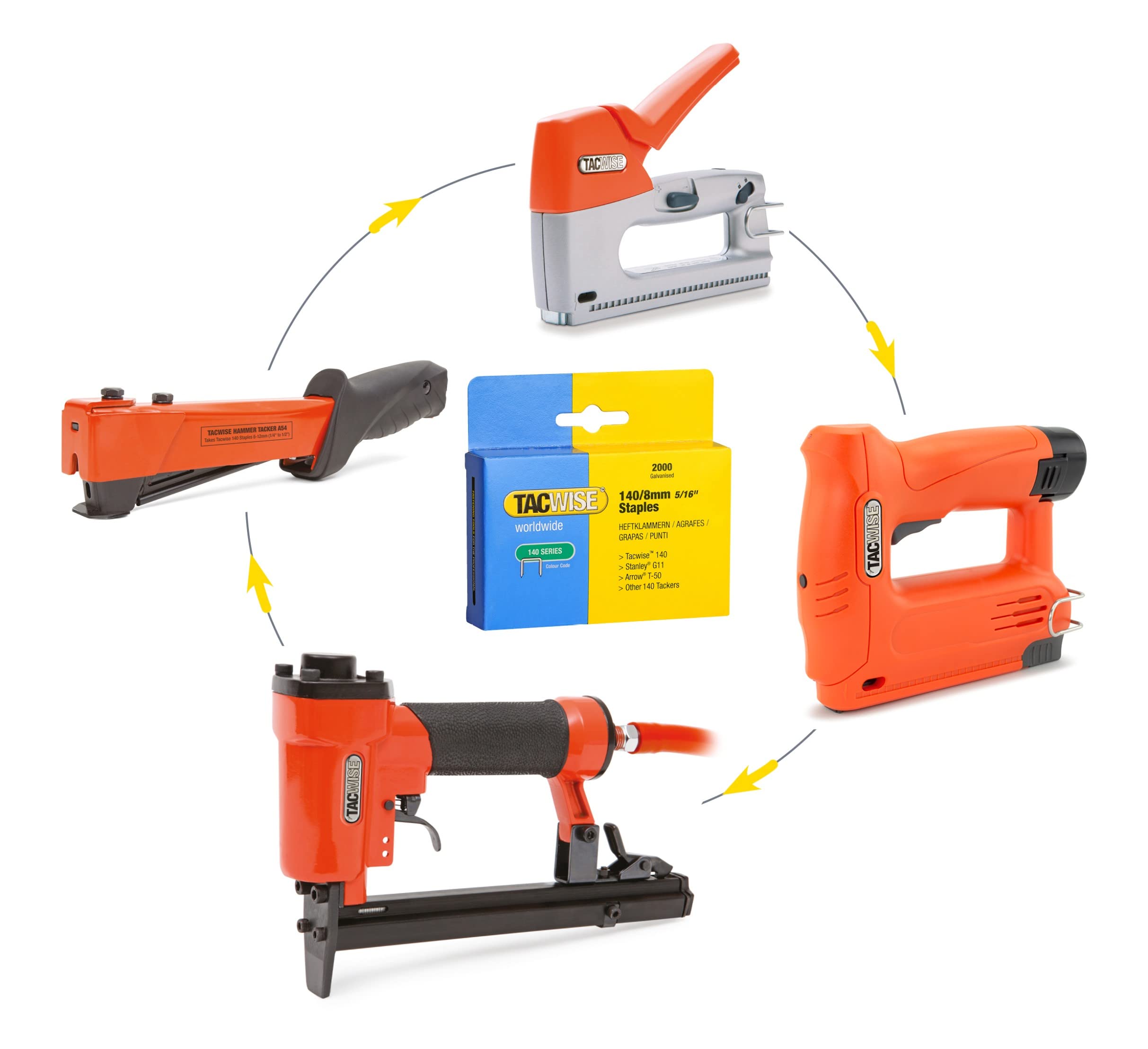 Tacwise Heavy Duty Galvanised Staples