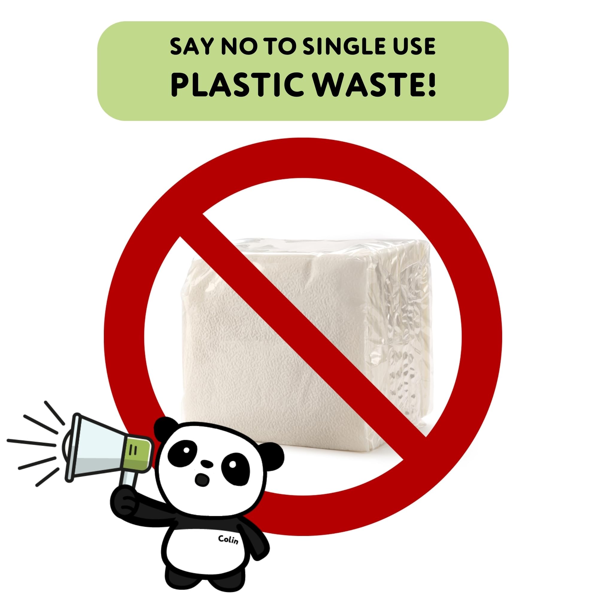 The Cheeky Panda – Bamboo Cocktail Napkins