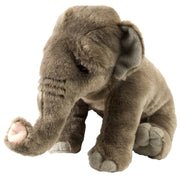 Wild Republic Asian Elephant Plush Soft Toy, Cuddlekins Cuddly Toys, Gifts for Kids 30 cm