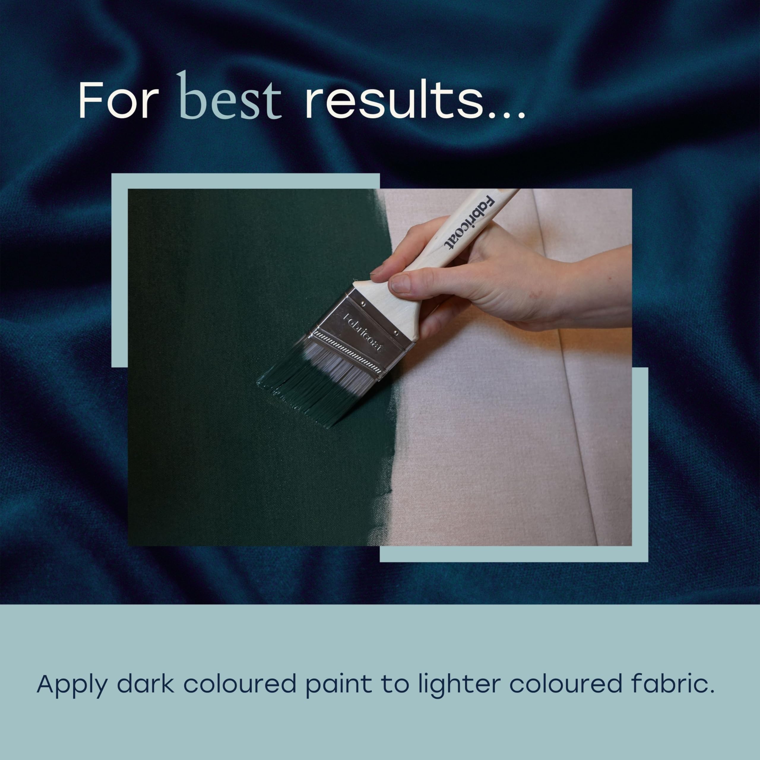 Fabricoat Fabric Paint – Restore or Change the Colour of Any Fabric - Paint Directly Onto Fabric - Transform Anything – Sofas, Lampshades, Car Interiors