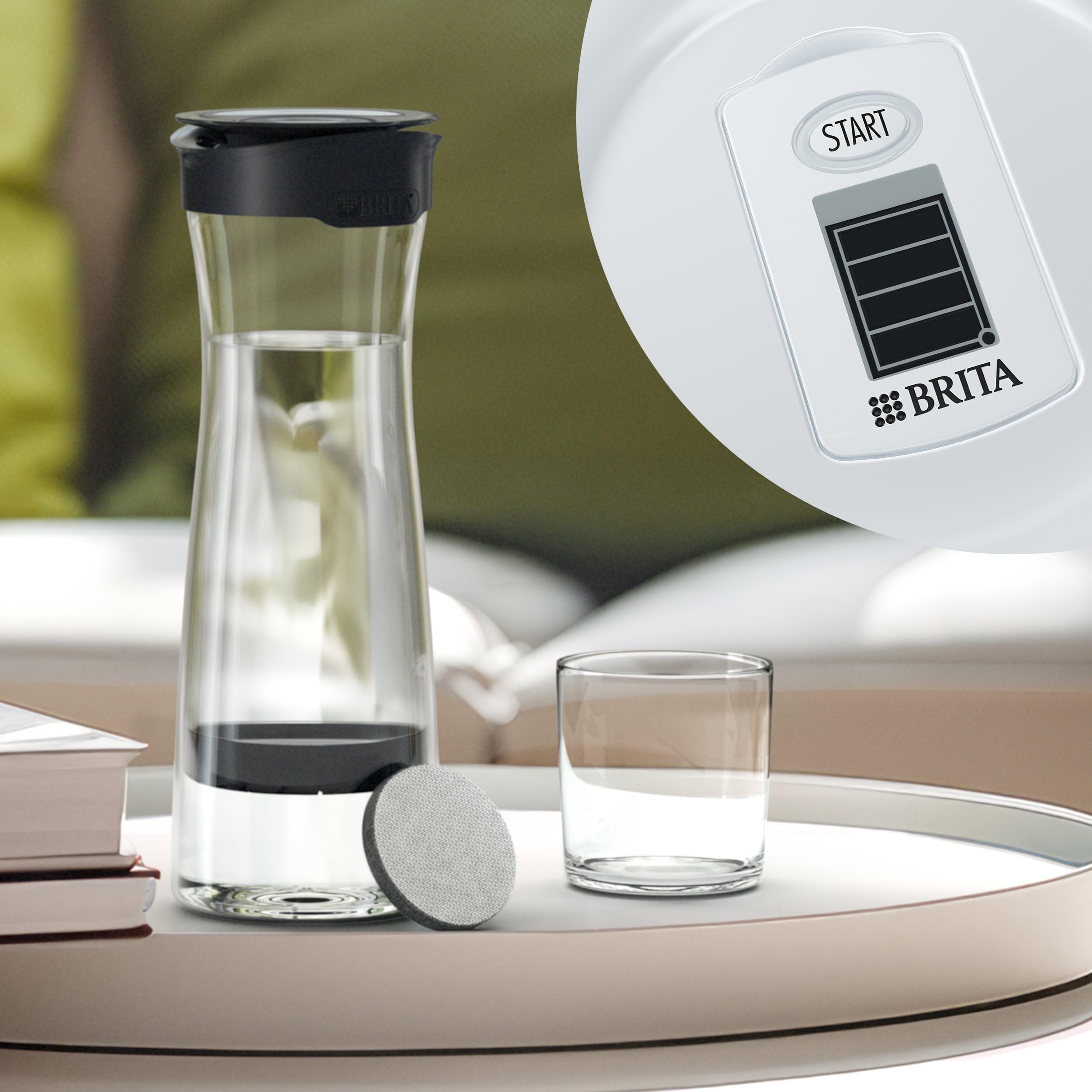 Brita 1013466 Fill and Serve Water Filter Carafe 10.8 x 10.8 x 32 cm