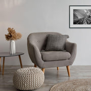 Emma Barclay Herringbone - Recycled Cotton Cushion Cover