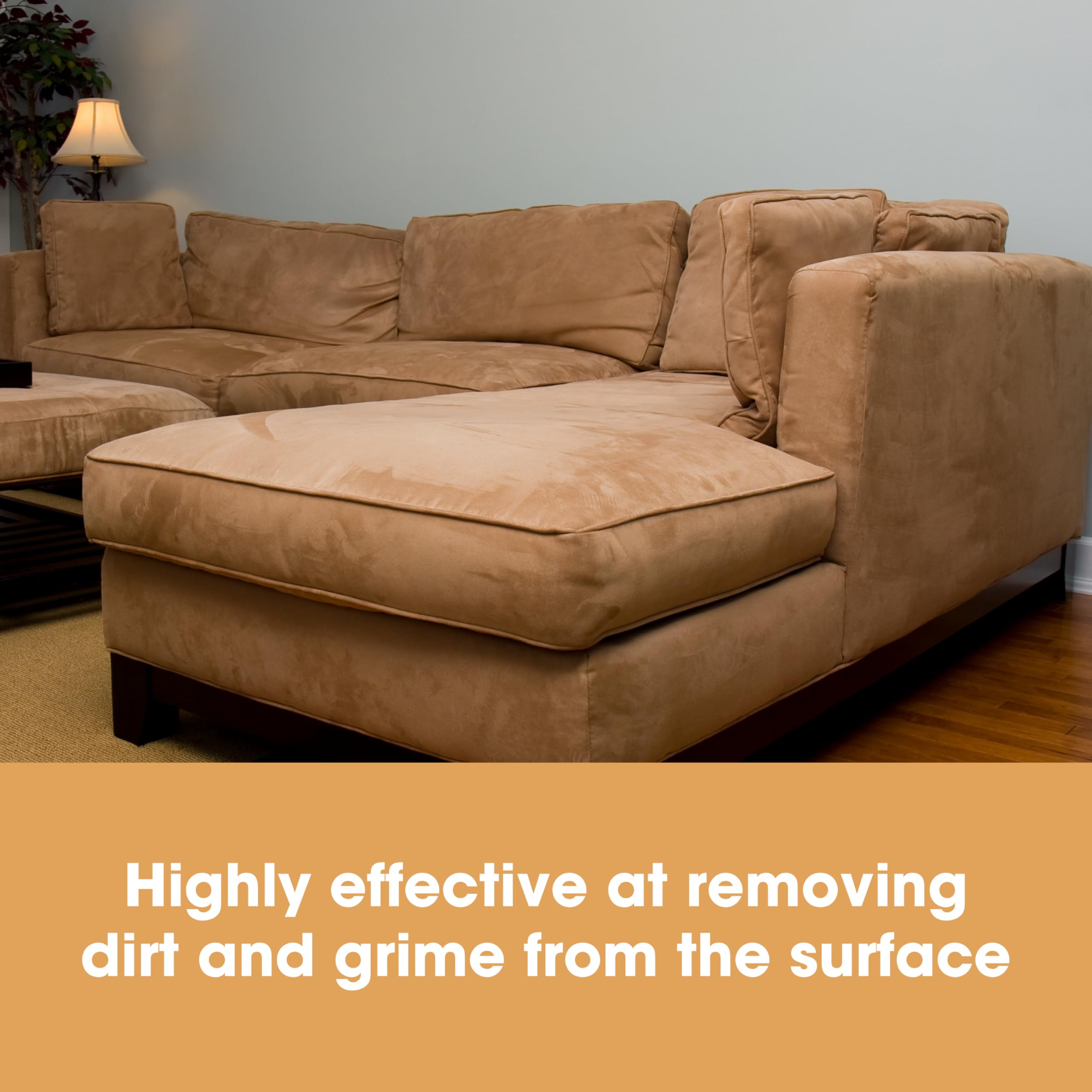 Suede Cleaner – Use to Clean Suede Shoes, Bags, Clothing & Sofas. Safely Removes Dirt & Grime from Suede & Nubuck.