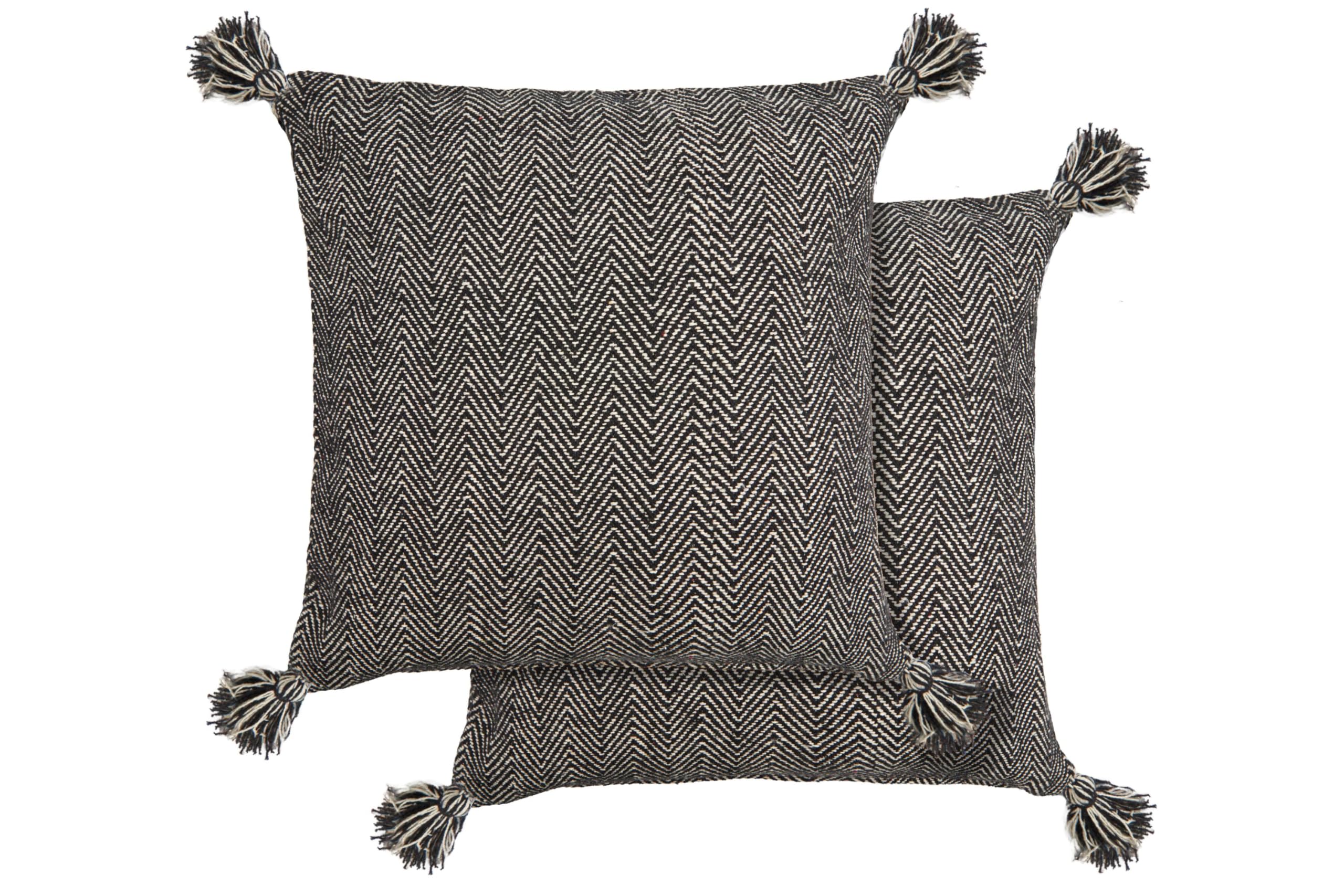 Emma Barclay Herringbone - Recycled Cotton Cushion Cover