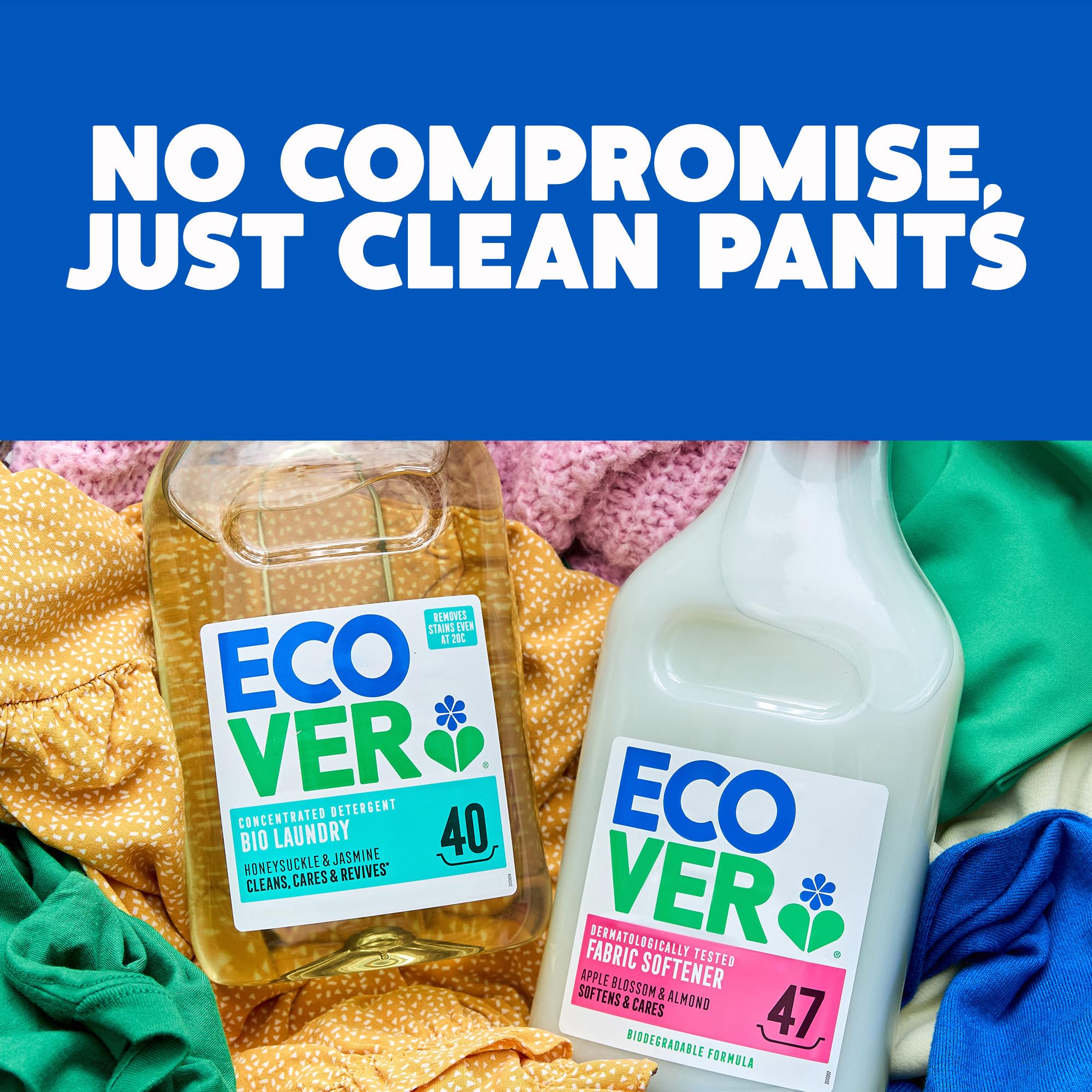 Ecover Bio based Laundry Washing Liquid, Lavender & Eucalyptus, 56 Washes, 5L