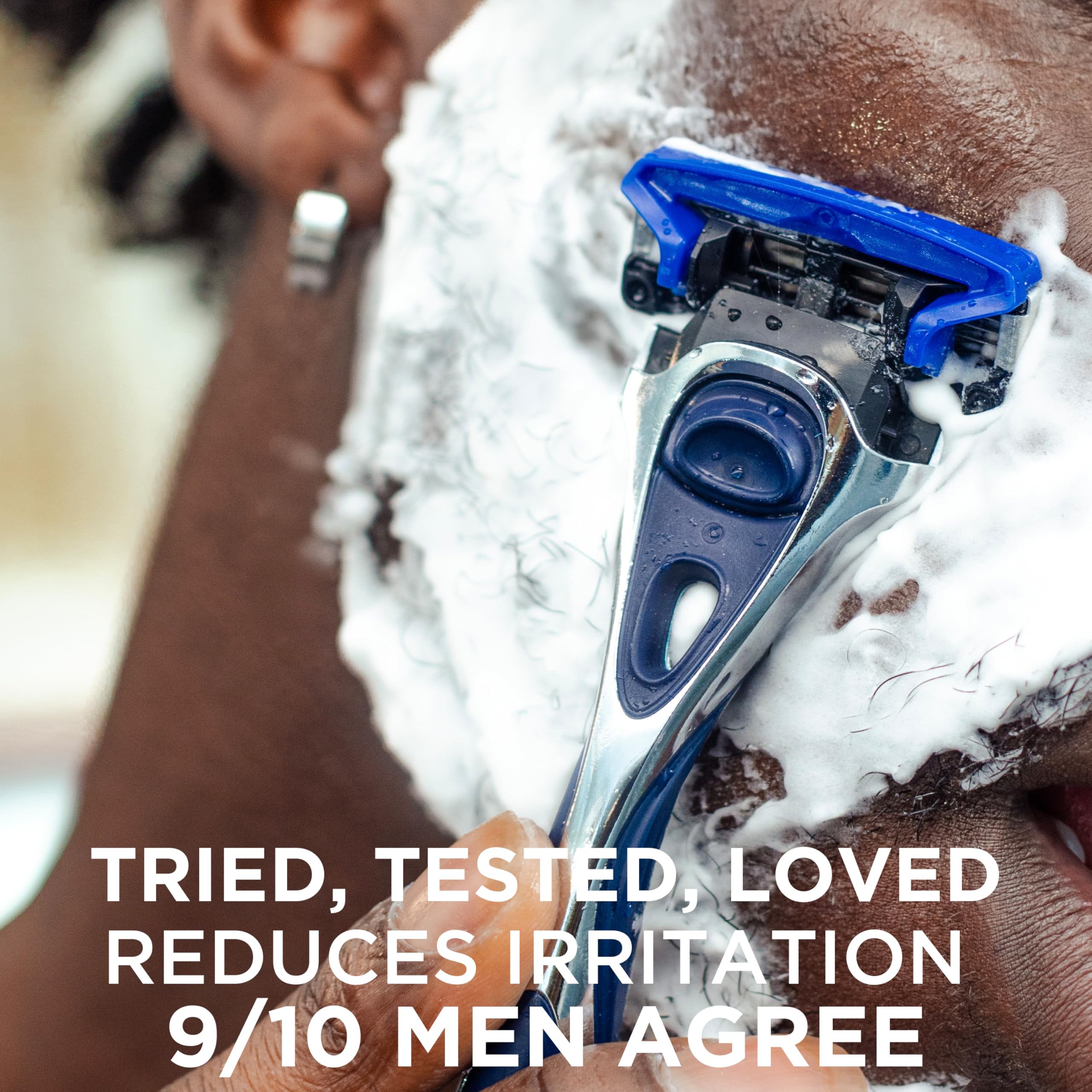 Wilkinson Sword Hydro 5 Men’s Razor Refills, Great Addition to Wash Bags for Men's Grooming, Great Shavers for Routine Shaving and Holidays, 8 Refill Razor Blades Pack